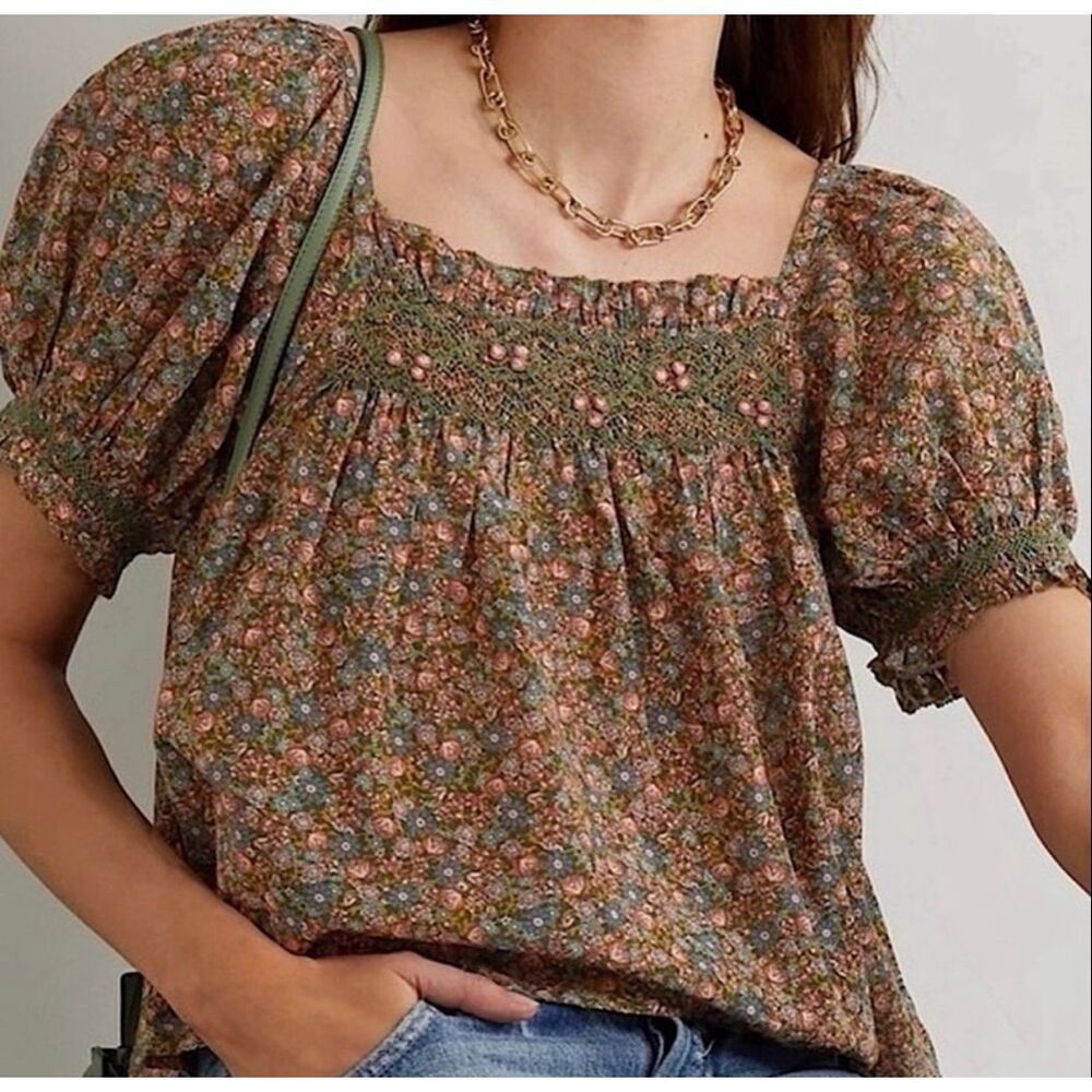 Doen Elba Floral Top | Multicolor in Medium